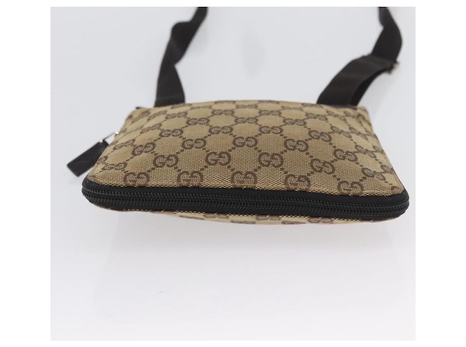 Borsa a Spalla GG Canvas Gucci Beige Argento 019 0349 Auth BSZ031A - vista 9