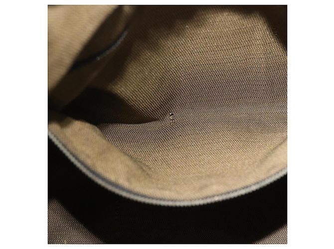 Borsa a mano Vanity in tela Zucca FENDI nera marrone oro Auth ARZ429 Nero D'oro - vista 24