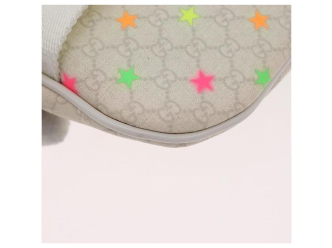 Marsupio per bambini GUCCI PVC Bianco Argento 311159 Auth ARZ010A - vista 12