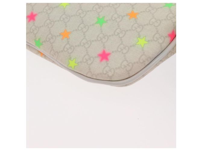 Marsupio per bambini GUCCI PVC Bianco Argento 311159 Auth ARZ010A - vista 13