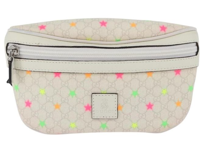 Marsupio per bambini GUCCI PVC Bianco Argento 311159 Auth ARZ010A - vista 2
