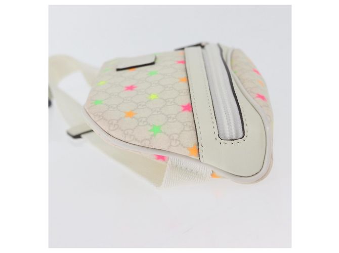 Marsupio per bambini GUCCI PVC Bianco Argento 311159 Auth ARZ010A - vista 4