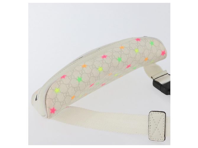 Marsupio per bambini GUCCI PVC Bianco Argento 311159 Auth ARZ010A - vista 6