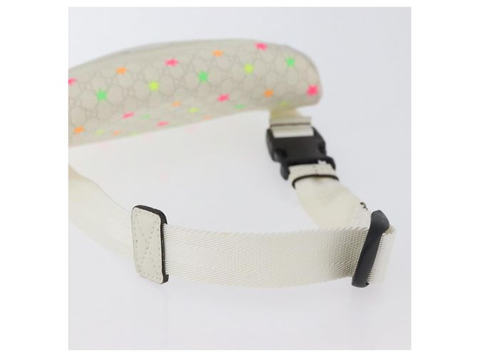 Marsupio per bambini GUCCI PVC Bianco Argento 311159 Auth ARZ010A - vista 7