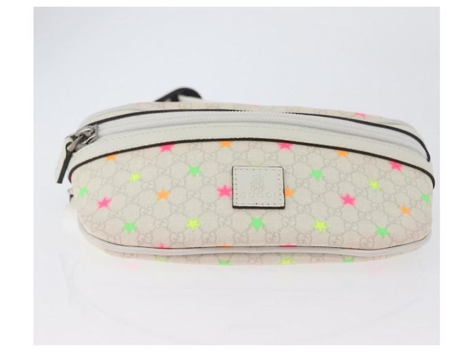 Marsupio per bambini GUCCI PVC Bianco Argento 311159 Auth ARZ010A - vista 9