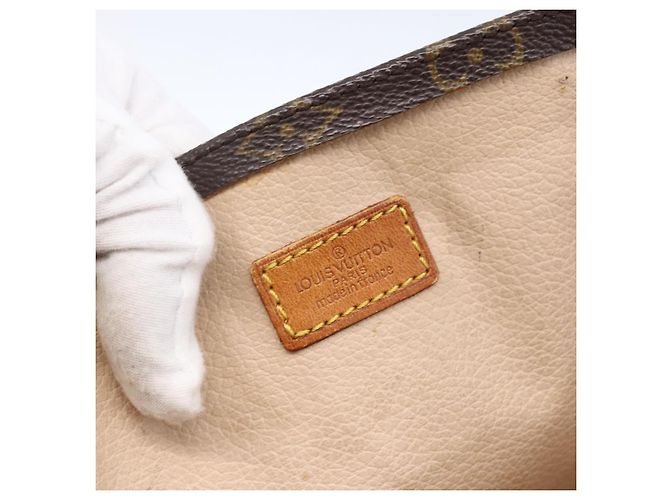 LOUIS VUITTON Borsa Sac Plat Monogram M51140 LV Auth 170063 Monogramma - vista 10
