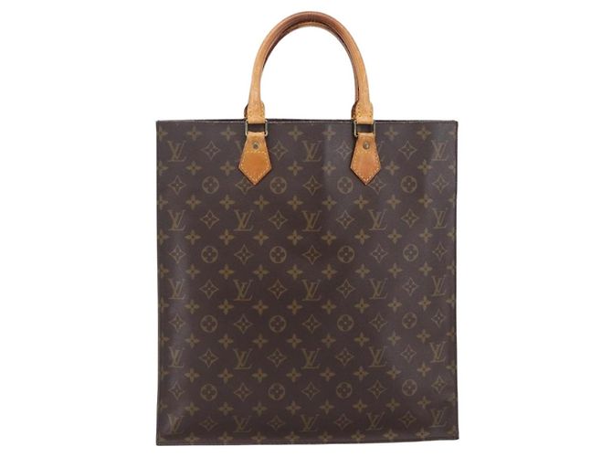 LOUIS VUITTON Borsa Sac Plat Monogram M51140 LV Auth 170063 Monogramma - vista 13