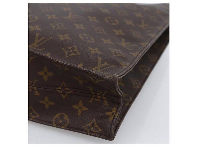 LOUIS VUITTON Borsa Sac Plat Monogram M51140 LV Auth 170063 Monogramma - vista 9