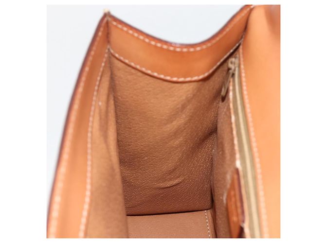Céline Bolsa de mão em lona Macadam CELINE em couro PVC marrom dourado Auth 174439 - vista 18