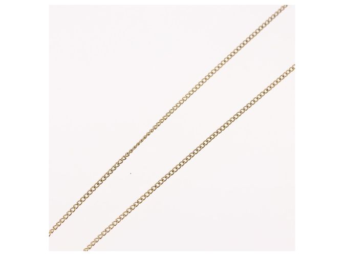 Collana Christian Dior in metallo dorato Auth BA11480 - vista 14