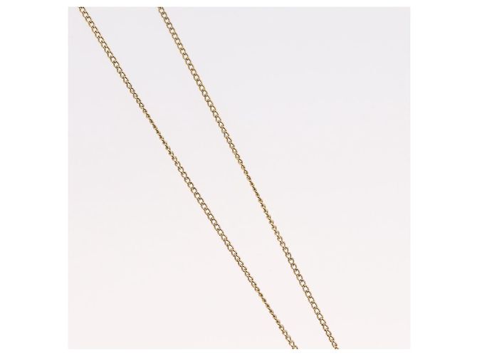 Collana Christian Dior in metallo dorato Auth BA11480 - vista 5