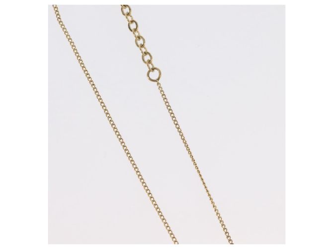 Collana Christian Dior in metallo dorato Auth BA11480 - vista 7