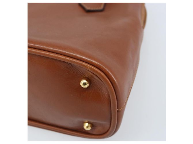 Borsa a mano Gucci Bamboo in pelle marrone oro 000 2058 0290 Auth bs33974 D'oro - vista 10