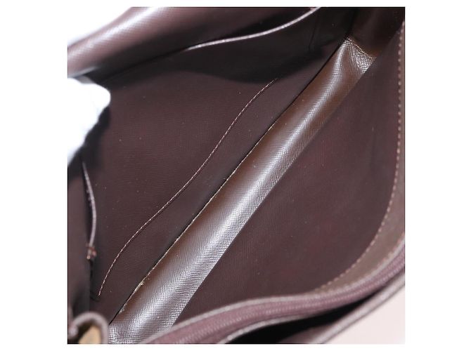 Borsa a Spalla Burberrys Nova Check in Tela Marrone Oro Auth bs33876 D'oro - vista 16