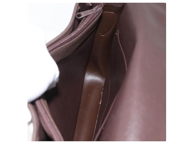 Borsa a Spalla Burberrys Nova Check in Tela Marrone Oro Auth bs33876 D'oro - vista 18