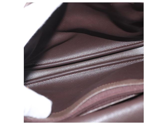 Borsa a Spalla Burberrys Nova Check in Tela Marrone Oro Auth bs33876 D'oro - vista 19