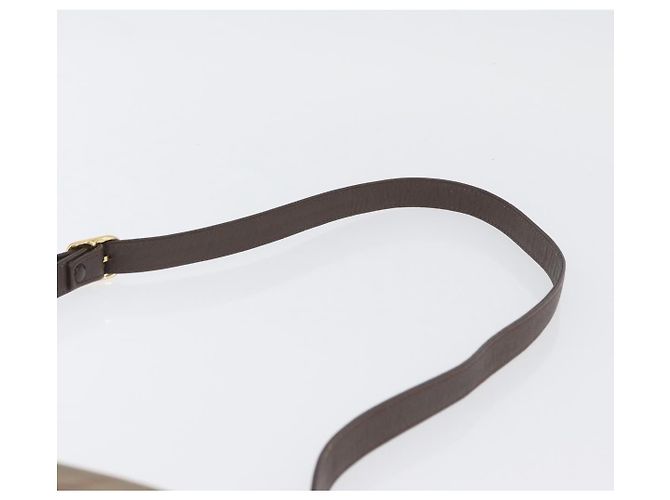 Borsa a Spalla Burberrys Nova Check in Tela Marrone Oro Auth bs33876 D'oro - vista 8