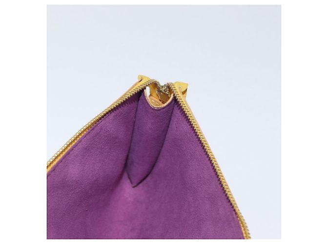 LOUIS VUITTON Pochette Accessoires Epi Pouch Giallo M52949 LV Auth 170894 - vista 19