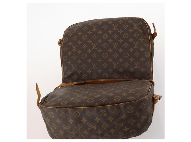 LOUIS VUITTON Borsa a Spalla Monogram Saumur 35 M42254 LV Auth ki6534 Monogramma - vista 19