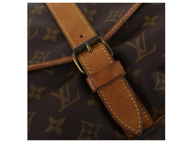LOUIS VUITTON Borsa a Spalla Monogram Saumur 35 M42254 LV Auth ki6534 Monogramma - vista 21