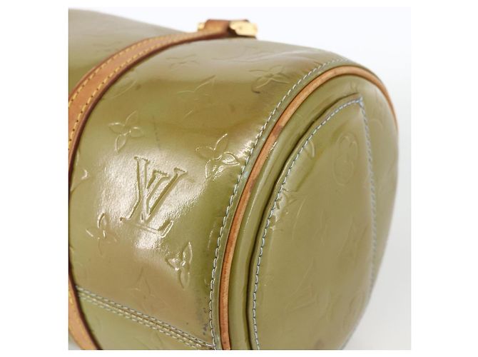 LOUIS VUITTON Borsa a Mano Monogram Vernis Bedford Blu Baby M91007 LV Auth 173385 Blu chiaro - vista 16