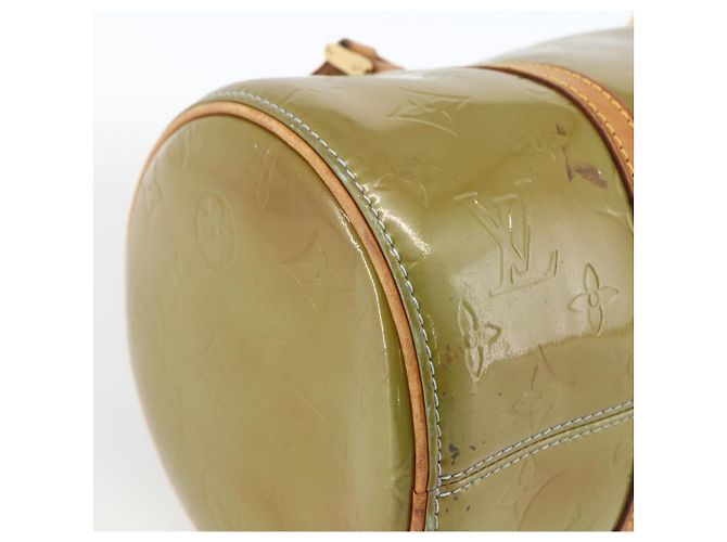 LOUIS VUITTON Borsa a Mano Monogram Vernis Bedford Blu Baby M91007 LV Auth 173385 Blu chiaro - vista 17