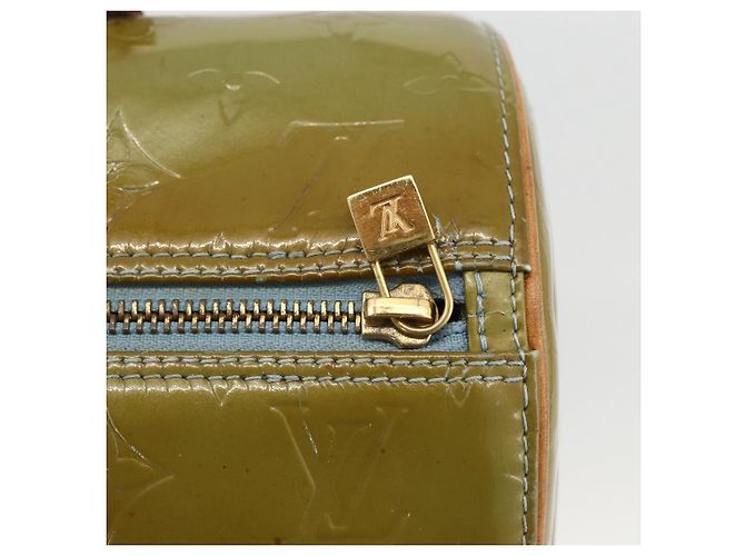 LOUIS VUITTON Borsa a Mano Monogram Vernis Bedford Blu Baby M91007 LV Auth 173385 Blu chiaro - vista 18