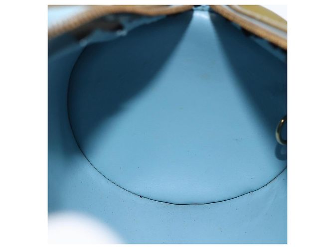 LOUIS VUITTON Borsa a Mano Monogram Vernis Bedford Blu Baby M91007 LV Auth 173385 Blu chiaro - vista 21