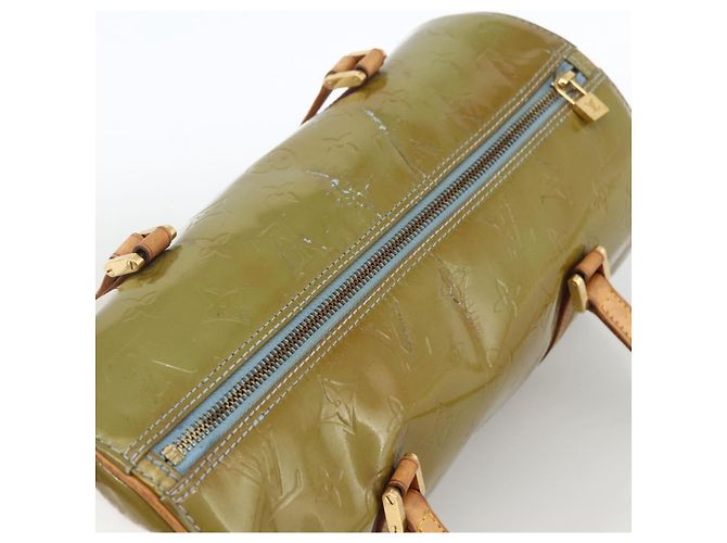 LOUIS VUITTON Borsa a Mano Monogram Vernis Bedford Blu Baby M91007 LV Auth 173385 Blu chiaro - vista 6