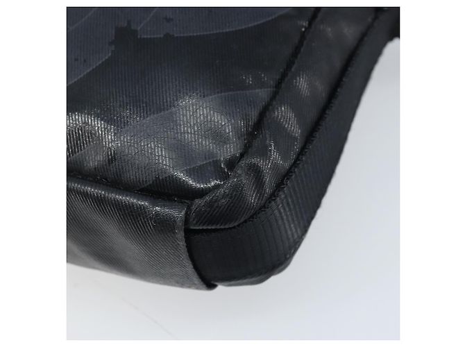 Borsa a Spalla CHANEL in Tela Rivestita Nera CC Auth bs34014 Nero - vista 10