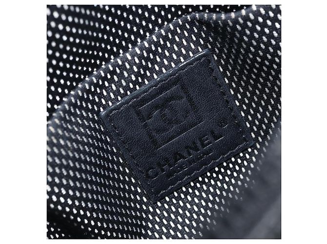 Borsa a Spalla CHANEL in Tela Rivestita Nera CC Auth bs34014 Nero - vista 16