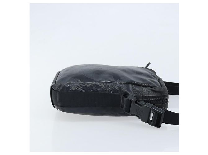 Borsa a Spalla CHANEL in Tela Rivestita Nera CC Auth bs34014 Nero - vista 4