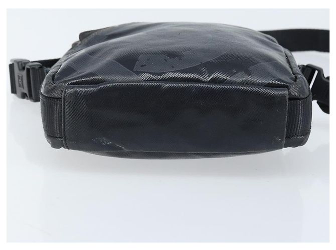 Borsa a Spalla CHANEL in Tela Rivestita Nera CC Auth bs34014 Nero - vista 9