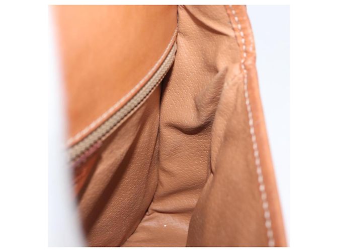 Céline Sac à épaule en toile Macadam CELINE en cuir PVC marron doré Auth 173698A - vue 18