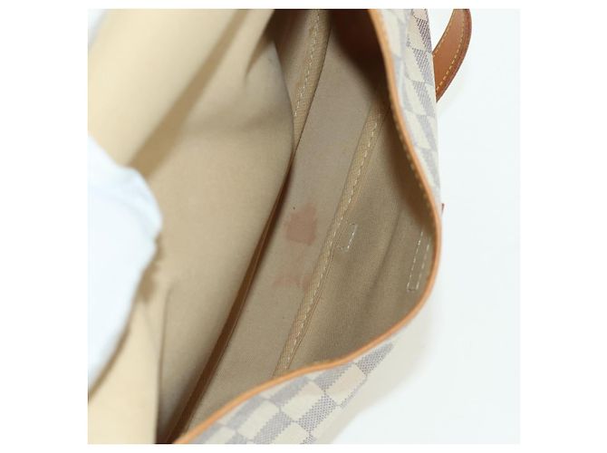 LOUIS VUITTON Borsa a Spalla Saumur 30 Damier Azur SPO N48202 LV Auth ARZ546V - vista 10