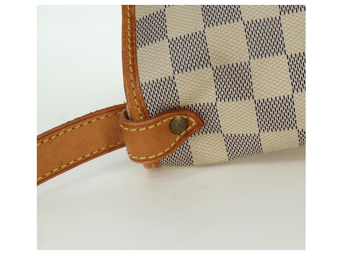 LOUIS VUITTON Borsa a Spalla Saumur 30 Damier Azur SPO N48202 LV Auth ARZ546V - vista 14
