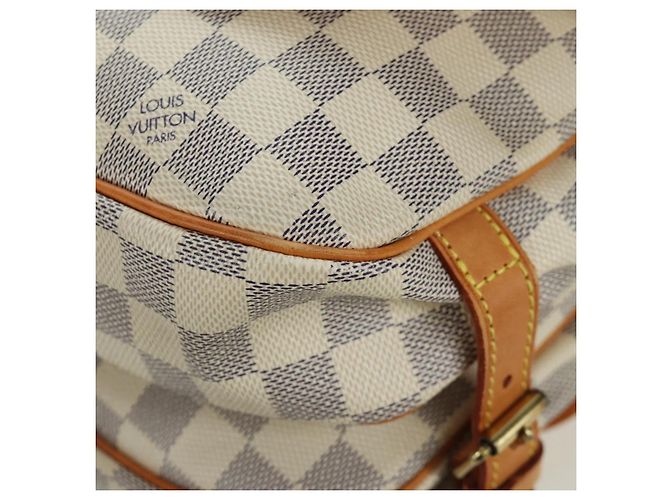 LOUIS VUITTON Borsa a Spalla Saumur 30 Damier Azur SPO N48202 LV Auth ARZ546V - vista 19