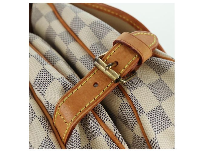 LOUIS VUITTON Borsa a Spalla Saumur 30 Damier Azur SPO N48202 LV Auth ARZ546V - vista 21