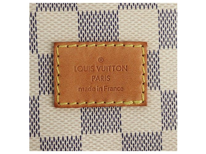 LOUIS VUITTON Borsa a Spalla Saumur 30 Damier Azur SPO N48202 LV Auth ARZ546V - vista 24