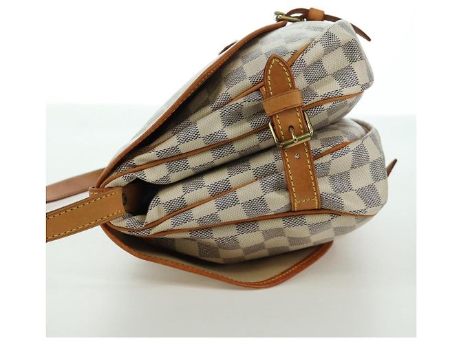 LOUIS VUITTON Borsa a Spalla Saumur 30 Damier Azur SPO N48202 LV Auth ARZ546V - vista 3