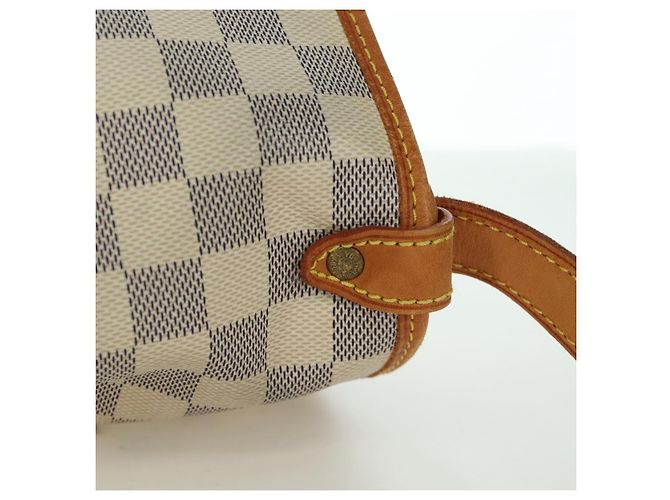 LOUIS VUITTON Borsa a Spalla Saumur 30 Damier Azur SPO N48202 LV Auth ARZ546V - vista 7