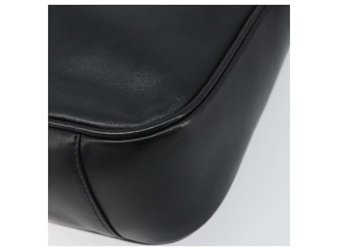 Borsa a Spalla in Pelle Gucci Bamboo 2way Nera Oro 001 0166 1638 Auth BA11278 Nero D'oro - vista 12