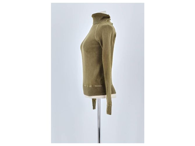 Saint Laurent Jersey de lana caqui - vista 5