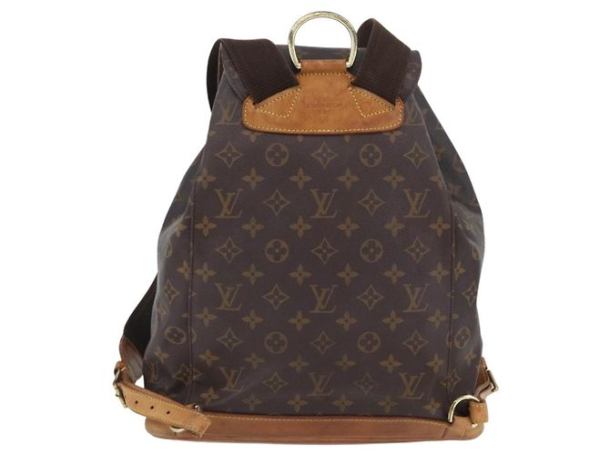 LOUIS VUITTON Zaino Monogram Montsouris GM M51135 LV Auth 173661 Monogramma - vista 2