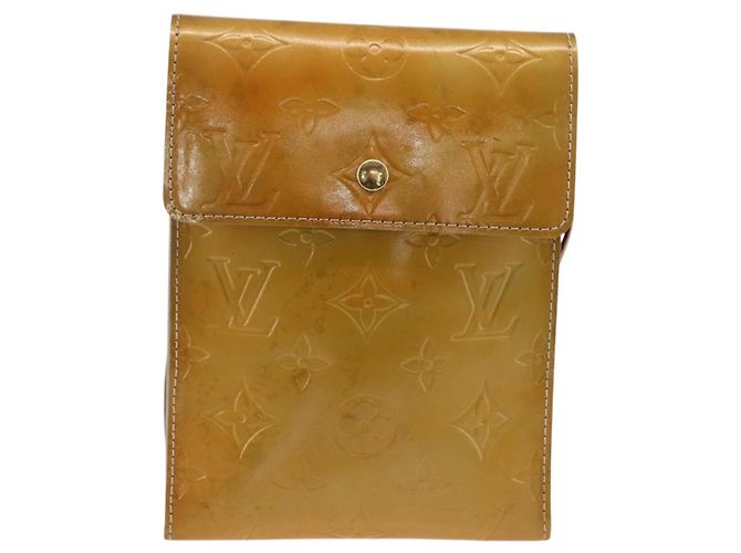 LOUIS VUITTON Borsa a spalla Kenmare Monogram Vernis Grigio M91060 LV Auth ep13763 - vista 13