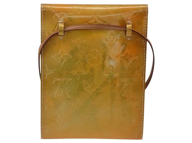 LOUIS VUITTON Borsa a spalla Kenmare Monogram Vernis Grigio M91060 LV Auth ep13763 - vista 2