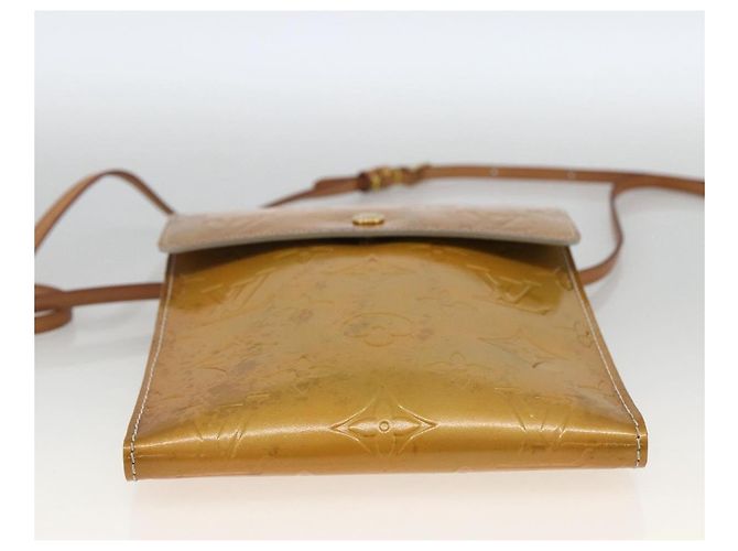 LOUIS VUITTON Borsa a spalla Kenmare Monogram Vernis Grigio M91060 LV Auth ep13763 - vista 5