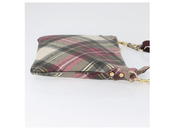 Borsa a Spalla Vivienne Westwood PVC Rosa Oro Auth LNZ673A D'oro - vista 4