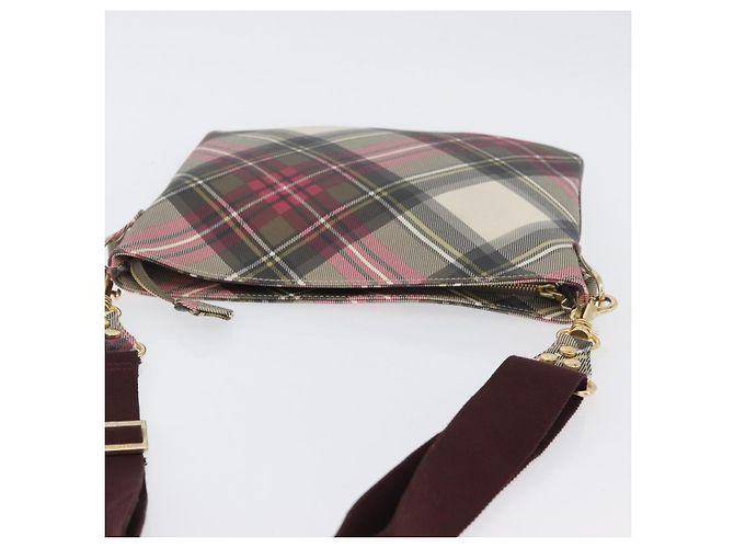 Borsa a Spalla Vivienne Westwood PVC Rosa Oro Auth LNZ673A D'oro - vista 6
