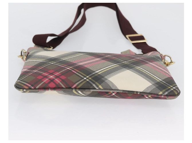 Borsa a Spalla Vivienne Westwood PVC Rosa Oro Auth LNZ673A D'oro - vista 9